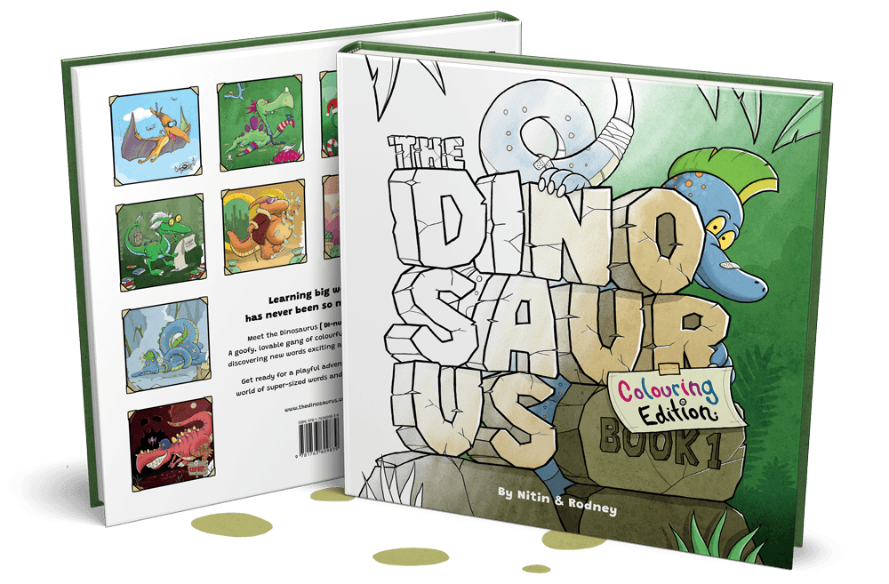 The DInosaurus Book 1 - Colouring Edition